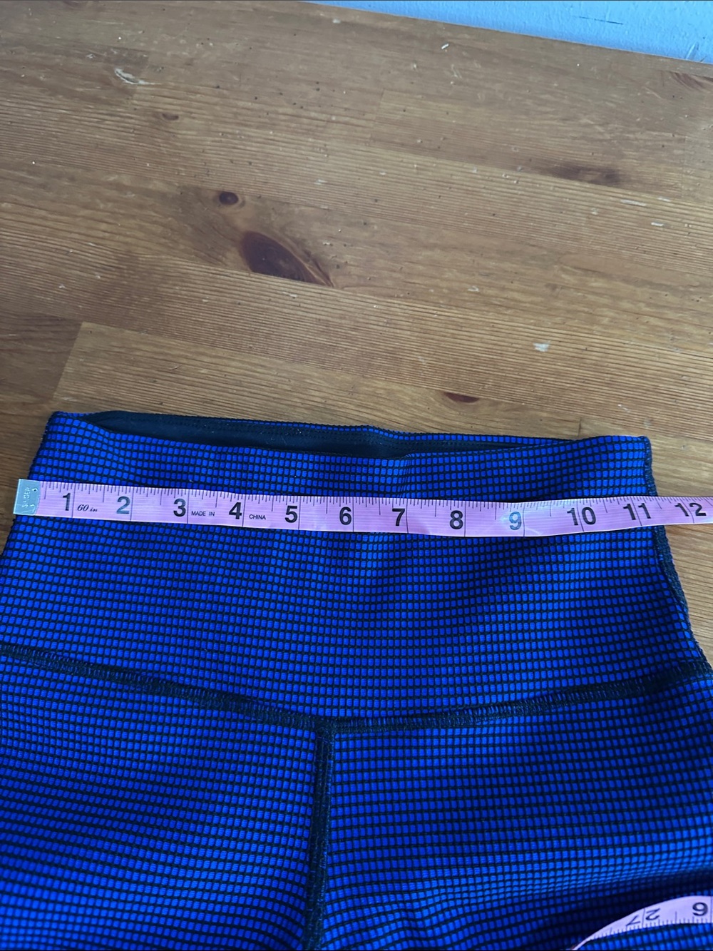 Stone Fox Active Blue Athletic Leggings - Logo Interior Tag - Picture 9 of 9